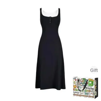 OURUOKE Sleeveless Dress Women's