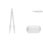 White-Underarm Extender Strap 103.3cm[Upgraded/More Durable]