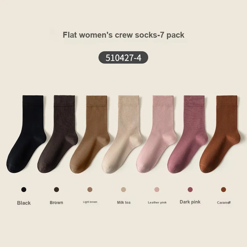 Caramella Mid Calf Socks Women's 7 Pack-19