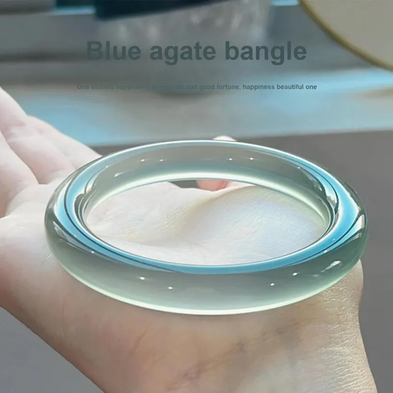 Moon Jewelry Agate Jade Bangles Women's-1