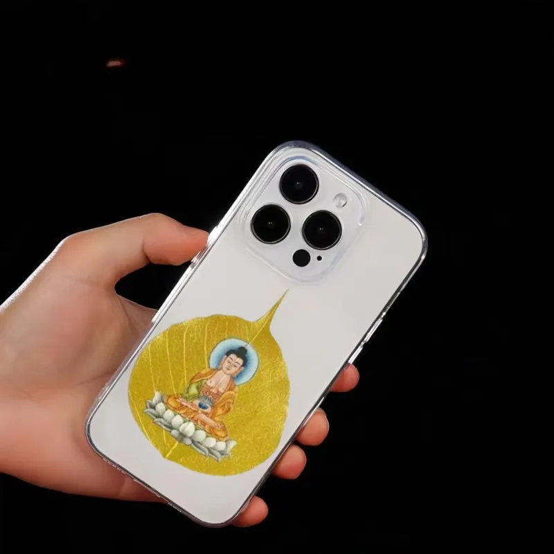 Jade Linmen Bodhi Root Cell Phone Sticker Unisex-23