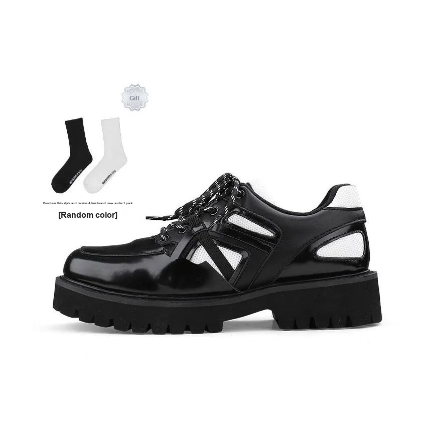 HANQIAORIJI Future Collection Dress Shoes Unisex Black