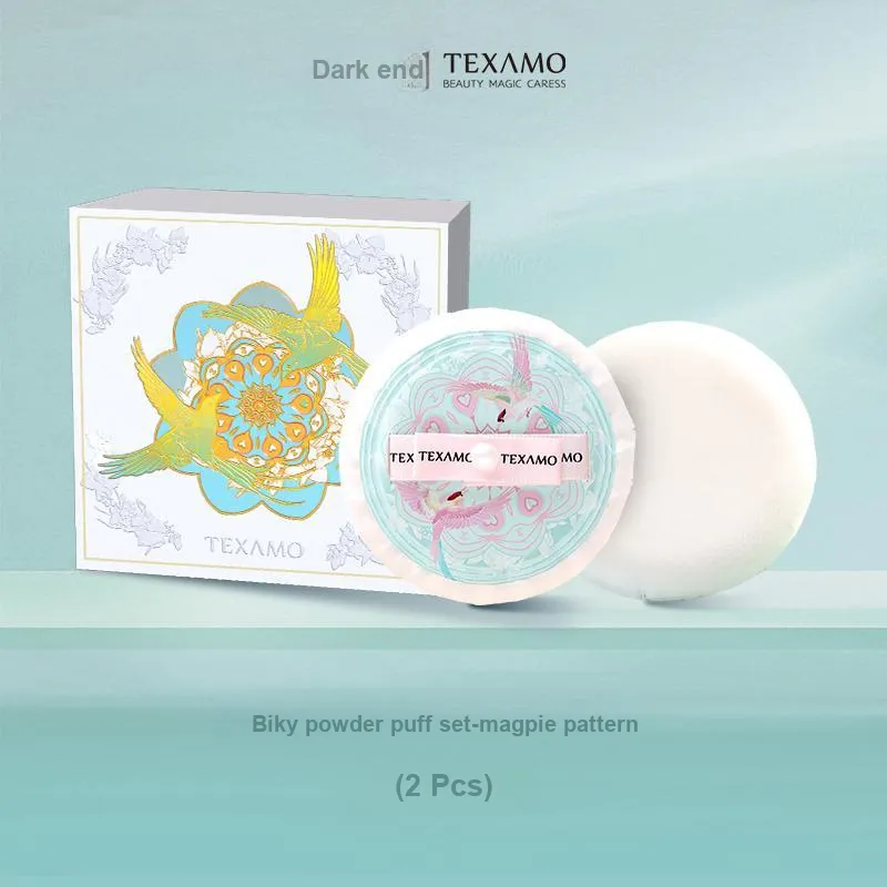 Texamo Xixiangfeng Chinese Style Collection Concealing Foundation Flock Setting Professional Makeup Sponge Tool-11