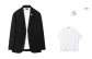 Black (Comes with White T-Shirt+Brooch)