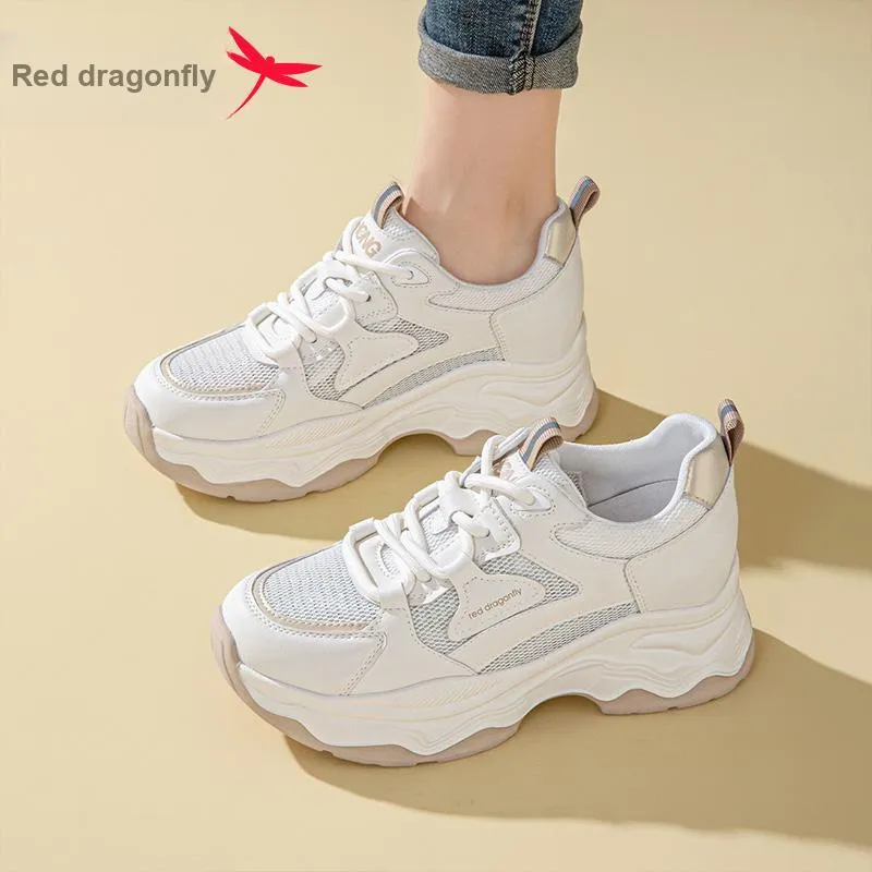 RED DRAGONFLY Low Top Chunky Sneakers Women's-1