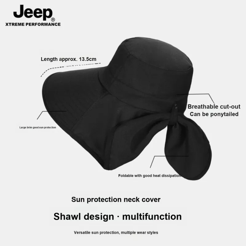 Jeep Polyester Sun Protection Hats Unisex-2