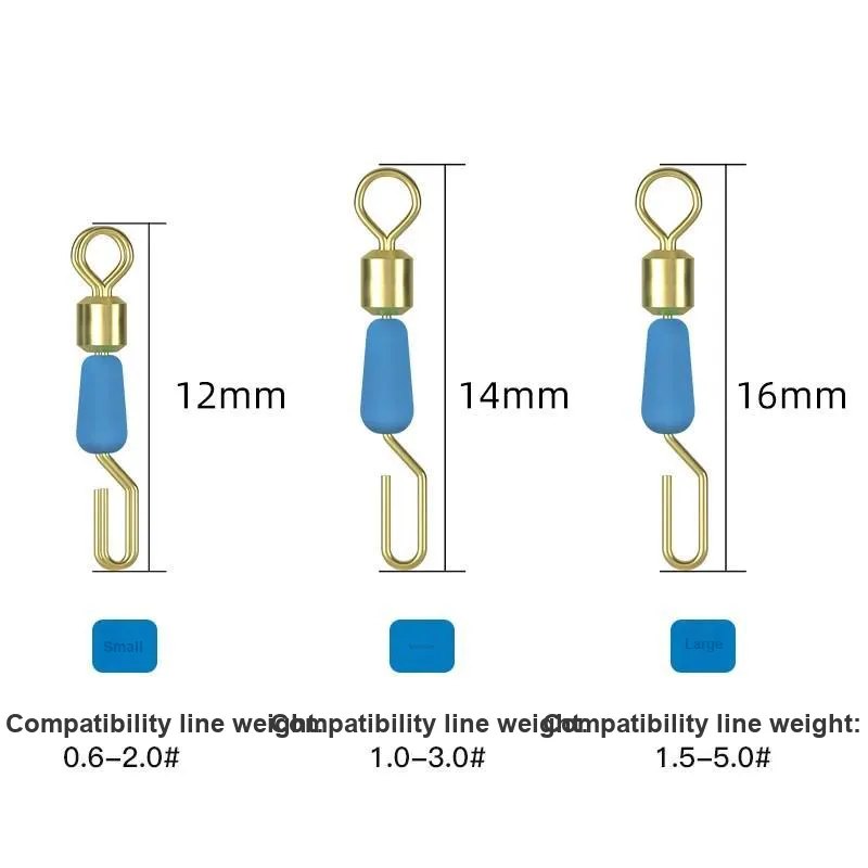Jiadiaoni Leader Line Clamp Fishing Medium Size-2