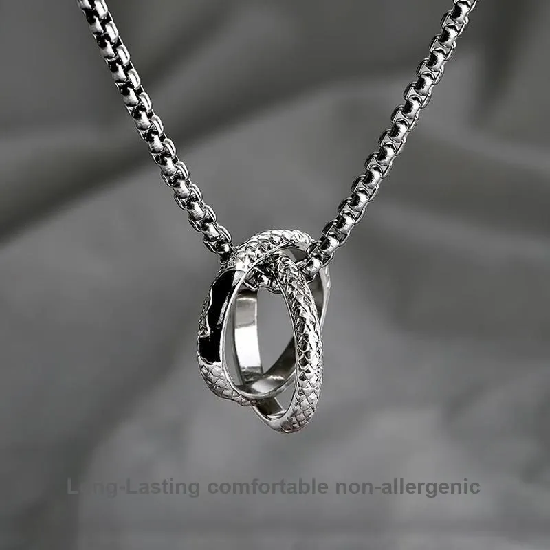 FOREVER MELODY 999 Fine Silver Necklaces Men's-3