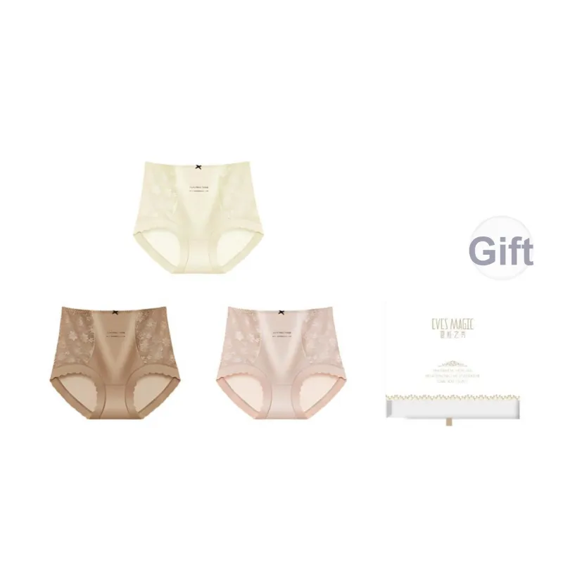 XIA.WA.ZHI.XIU Underpants Women's 3 Pack Gift Box Set-54