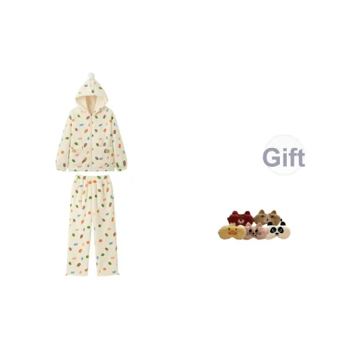 ANVINAL Пижамный комплект женский многоцветный в горошек