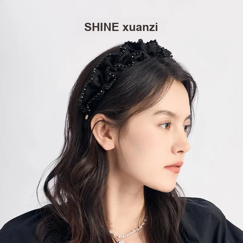 SHINE Polyester, Crystal Diamond Headbands Women's-3
