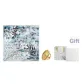 Gray Green+Lily of The Valley Limited Mother's Day Silk Scarf with Box