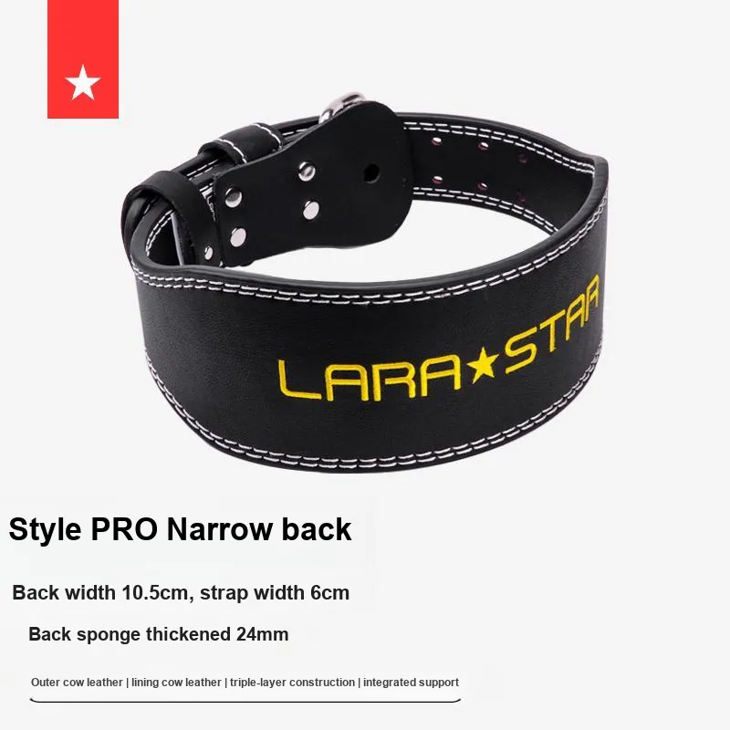 LARA STAR Back Support Braces Protective Cow Leather Unisex-19