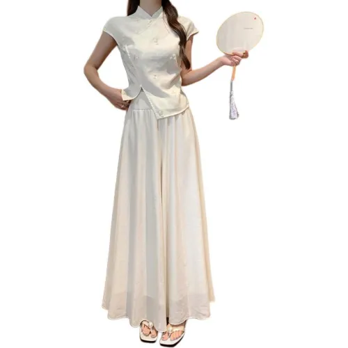 Mrs. Island Song Trendy This Year Best Selling Casual Pants Women's Beige Apricot