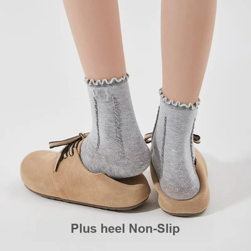 JIAZINI Mid Calf Socks Women's Combo Set-2