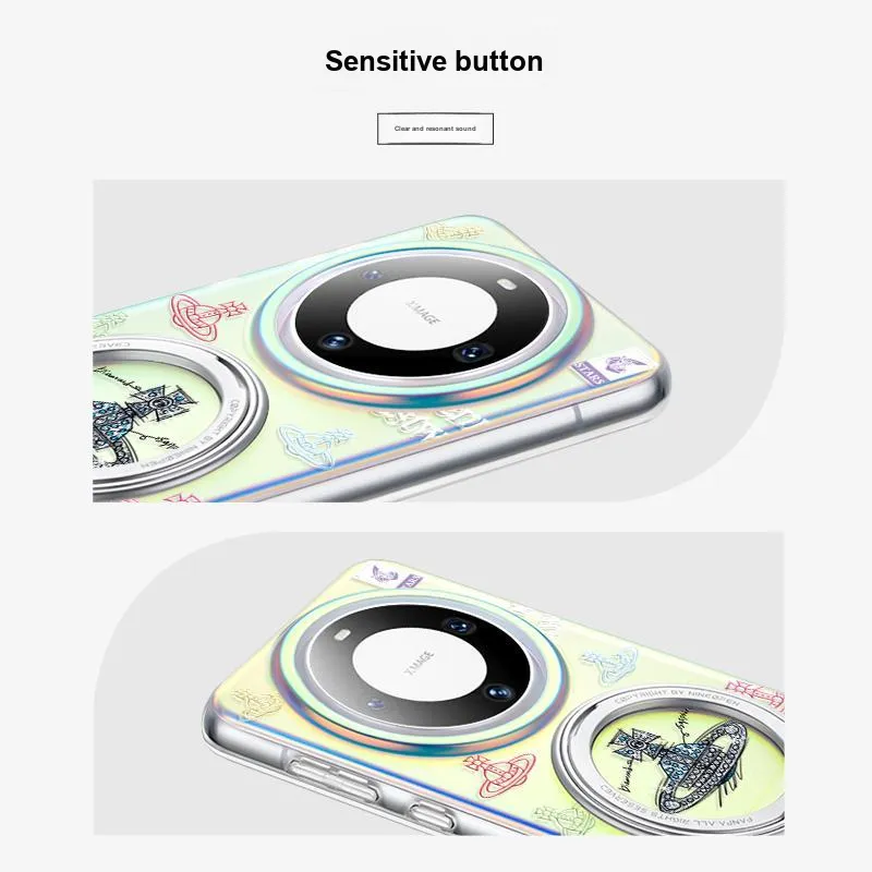 Marsfield Acrylic Material Rotate The Magnetic Bracket Phone Cases Compatibility Huawei Mate 70/60/50/P70/60-5