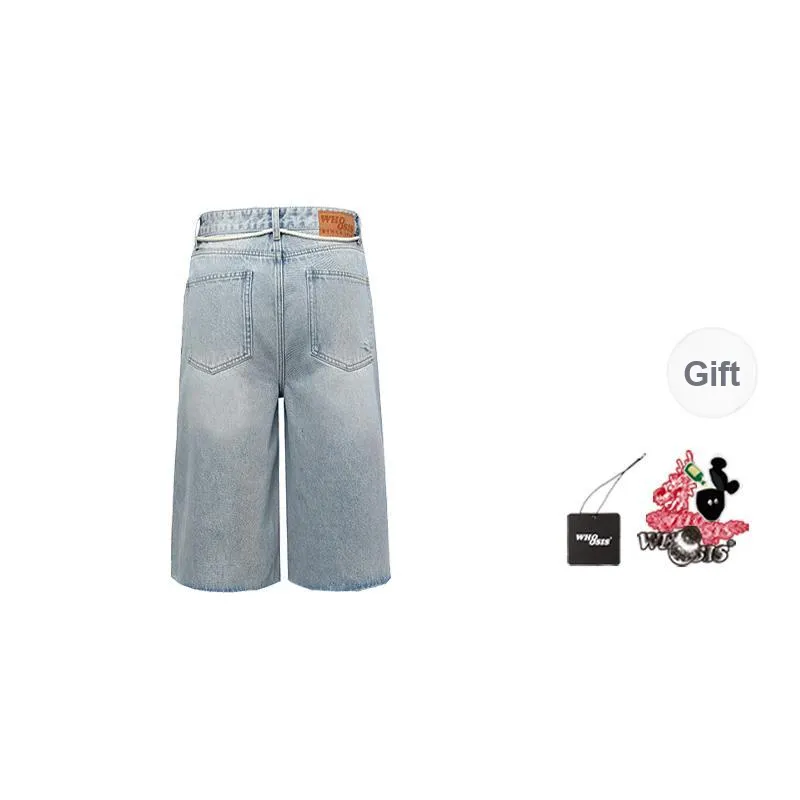 WHOOSIS Denim Shorts Unisex-3