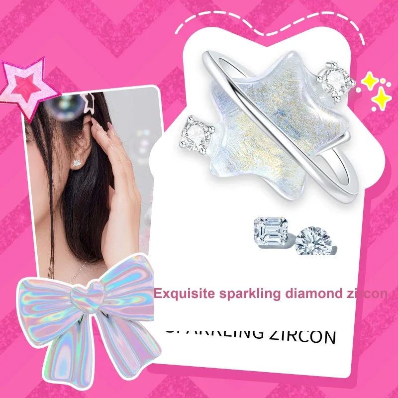 Barbie Copper Alloy Stud Earrings Women's-2