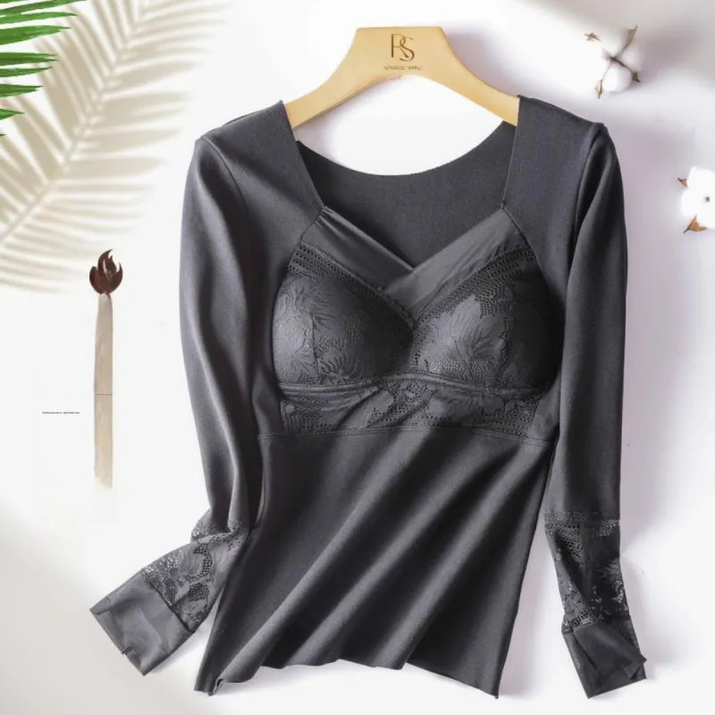 ROMANTIC·SPRING Thermal Tops Women's-8
