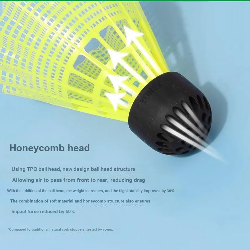 YONEX Mavis Collection M F2CBPEX Nylon Shuttlecock 3 Pack Nylon Everyday Shuttlecocks-9
