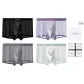 Ultra-Thin Seamless Cool Ice Silk[Black+Purple+Dark Gray+Light Green]4-Pack Gift Box Set