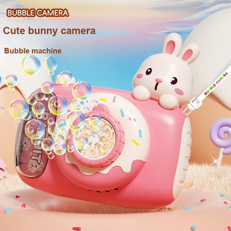 TEMI Fully Automatic Cartoon Camera With Electric Light, Non Leakage Design Bubble Machines-1