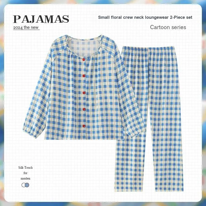 O'MESIK Pajama Set Women's Blue-1