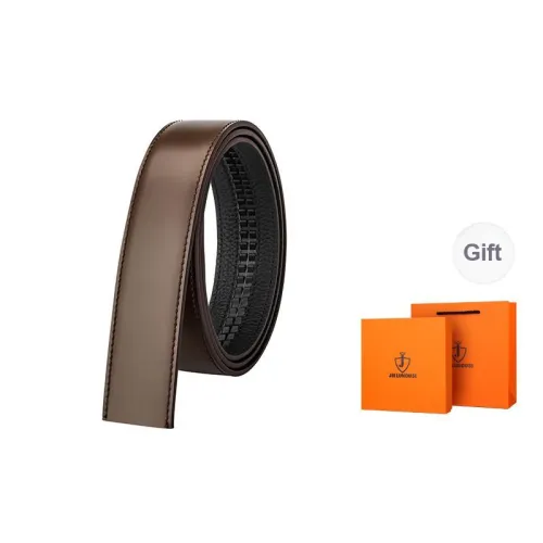 Jaylen Oos Headless Belt Compatible With knitted-motif Belt Top Grain Cow Leather Leather Belts Men's 3.5cm
