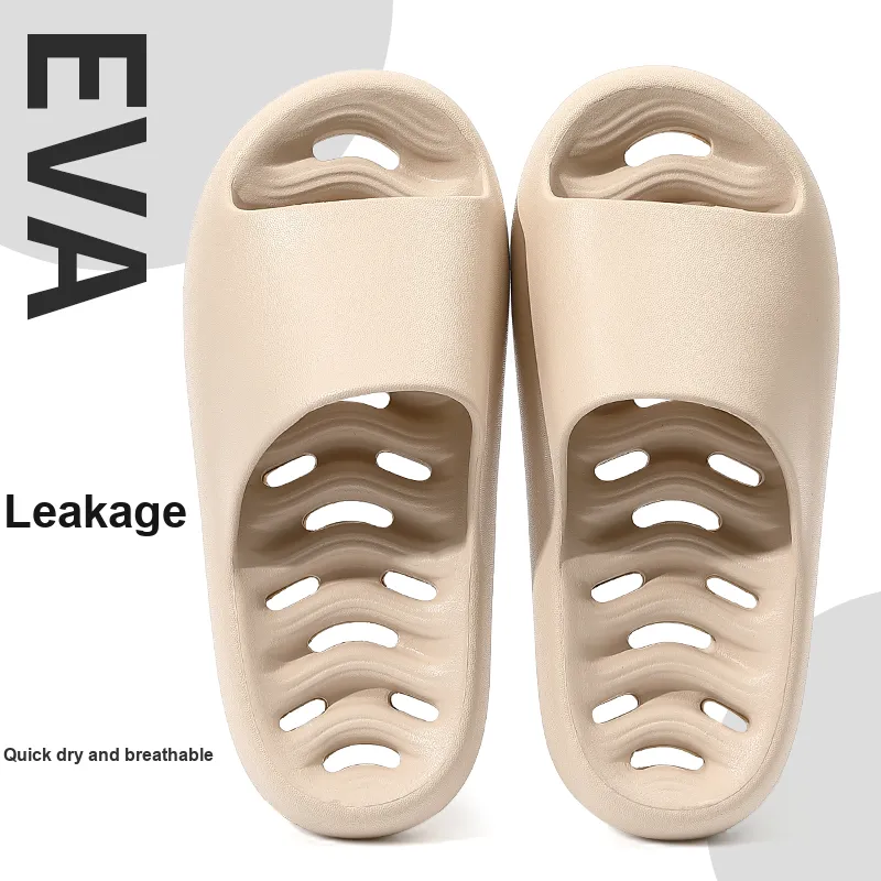 Foot Recreation Summer Comfortable Quiet Fishbone Slip Resistant Odor Resistant Comfortable Home Slippers-15