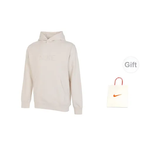 Nike Sweatshirts Men Light Bone+Gift Bag