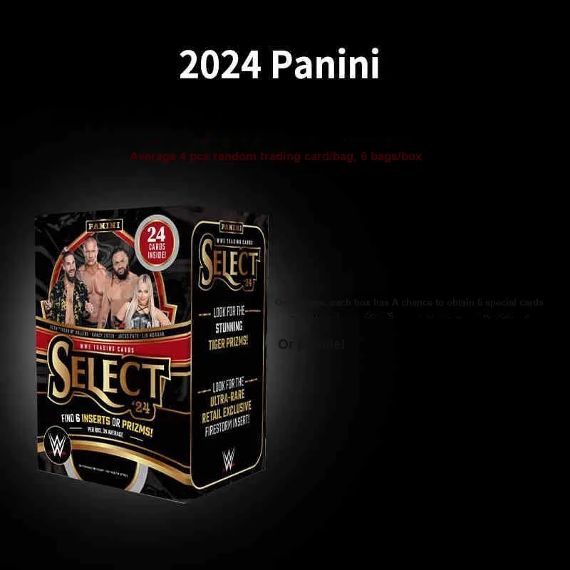 PANINI 24 Select WWE Blaster Fighting, Collectible Card, Grenade Edition Sports Cards Whole Box-1