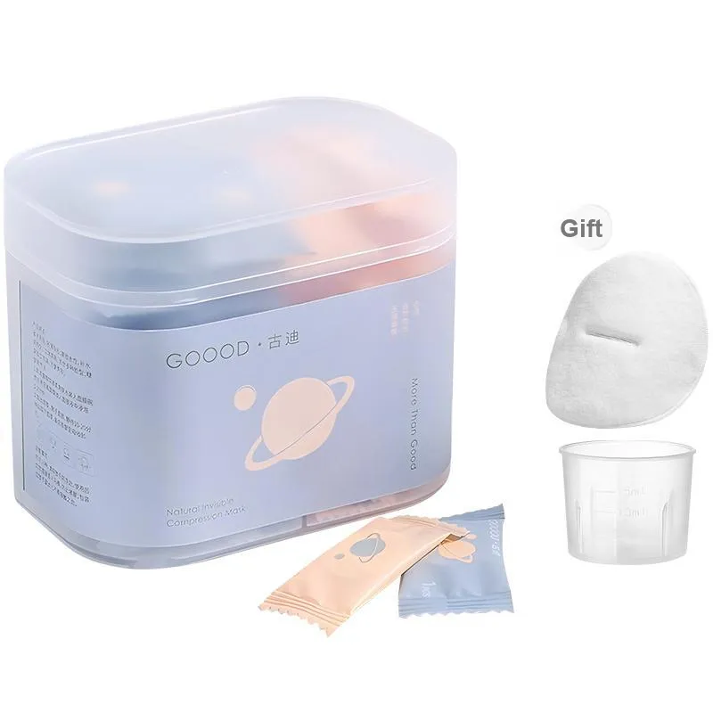 Goodgudi Wet Compress Spa Special Compressed Facial Mask Paper Disposable Ultra Thin Silk-10