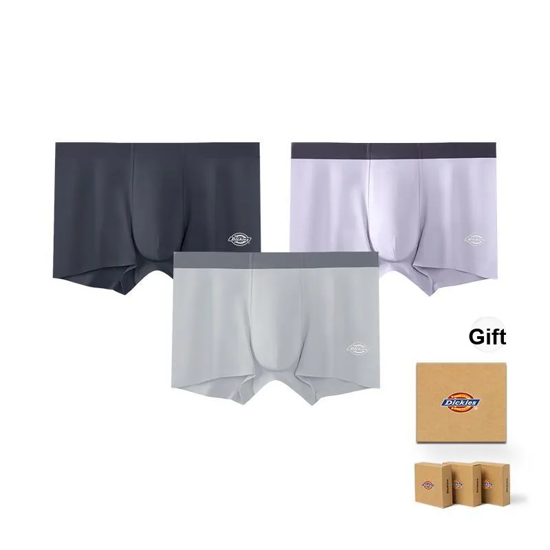 Dickies Underpants Men's Skin Friendly High Rebound Sports Boxer Shorts, Box Combo Set-24
