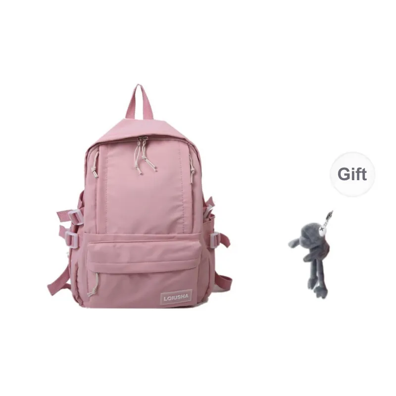 BRABOSTON Canvas Backpack Unisex Ecru/Green/Pink/Black/Blue-12