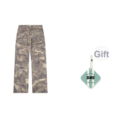 S45 Камуфляж Унисекс Повседневные брюки