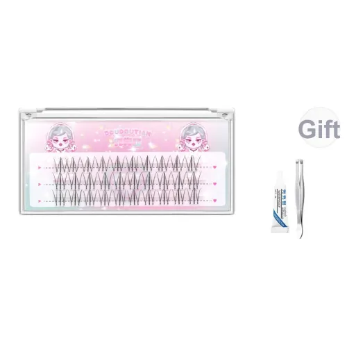 DOUDOUTIAN Клеящиеся ресницы для женщин