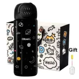 Black-Double Cup (Includes Cup Brush+Herbal Tea Ball+Shopping Bag)