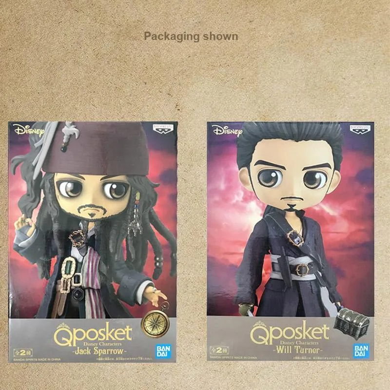BANDAI Will Turner Disney Hobby Model, Pirates Of The Caribbean Chibi Figures-2
