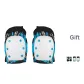 Blue White (Includes Hand Pads+Elbow Protector)