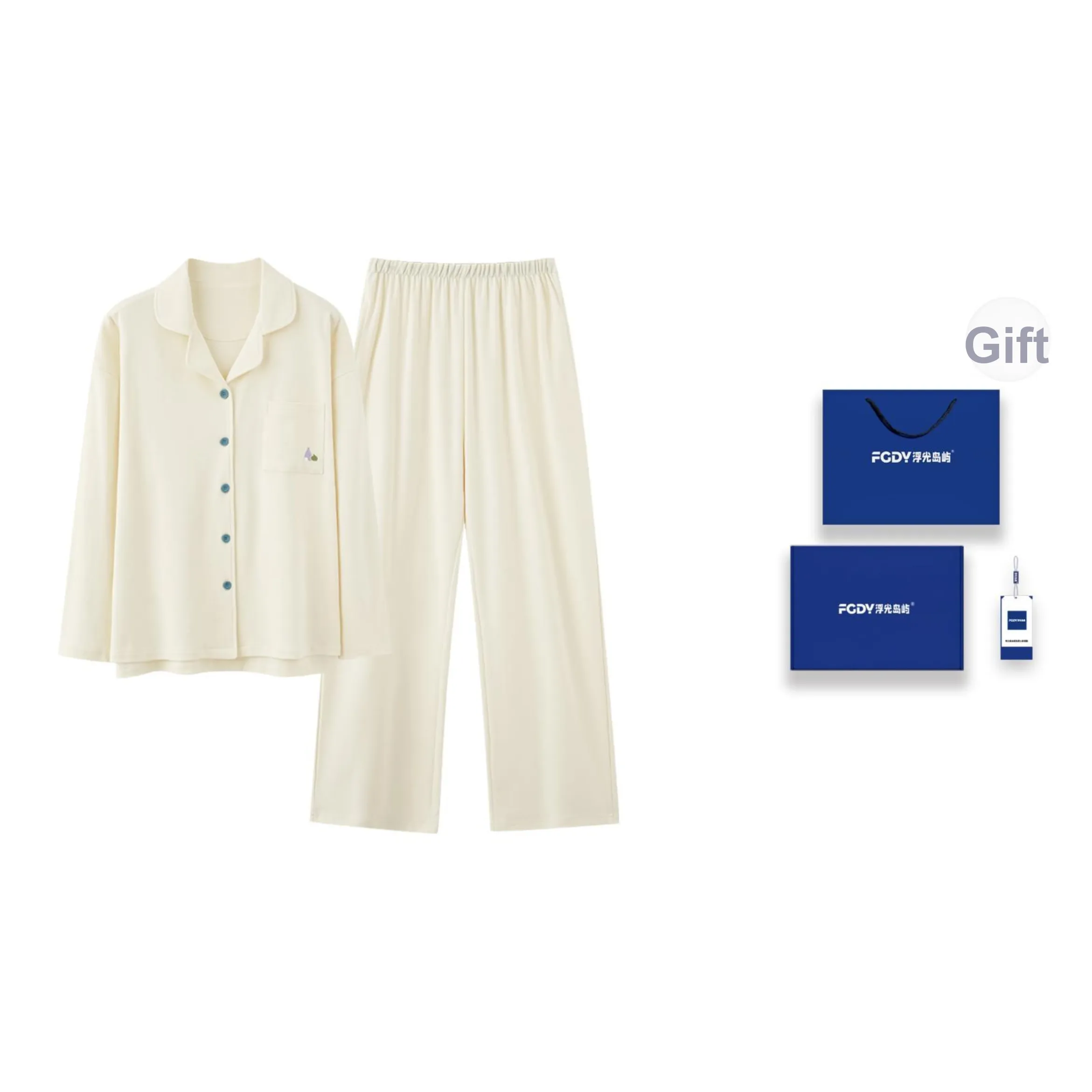 Floating light islands Women's Pajama Sets