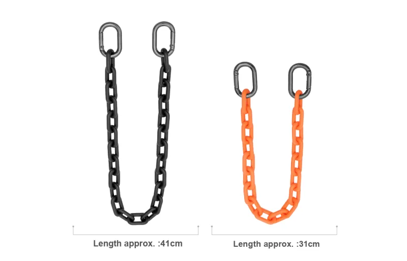 GUYI Acrylic Bag Strap Unisex Orange/Black-11
