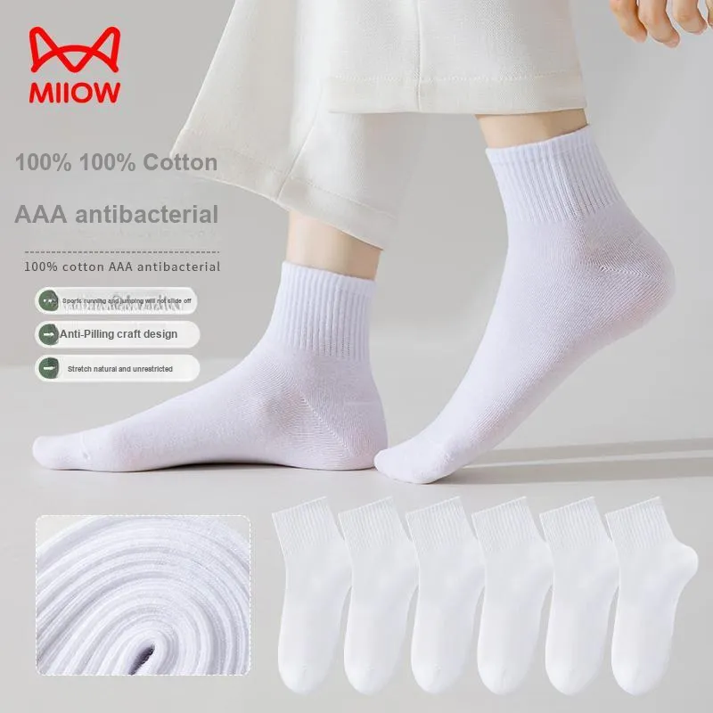 MIIOW Ankle Socks Women's 6 Pack-9