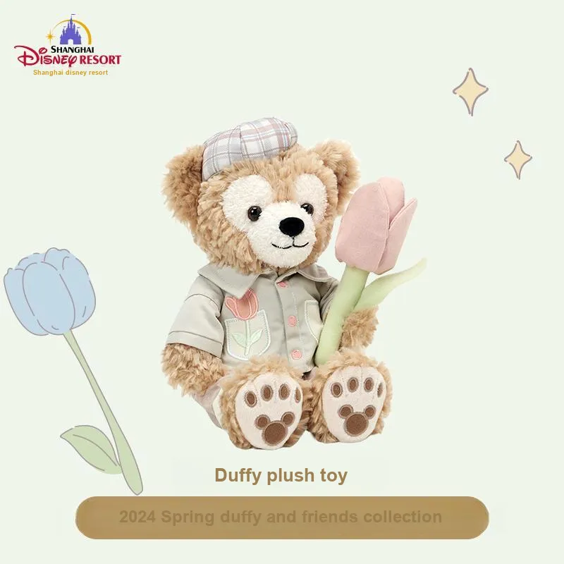 Disney Duffy 2024 Spring Duffy And Friends Collection Dolls Plush Doll 21.5cm Height-4