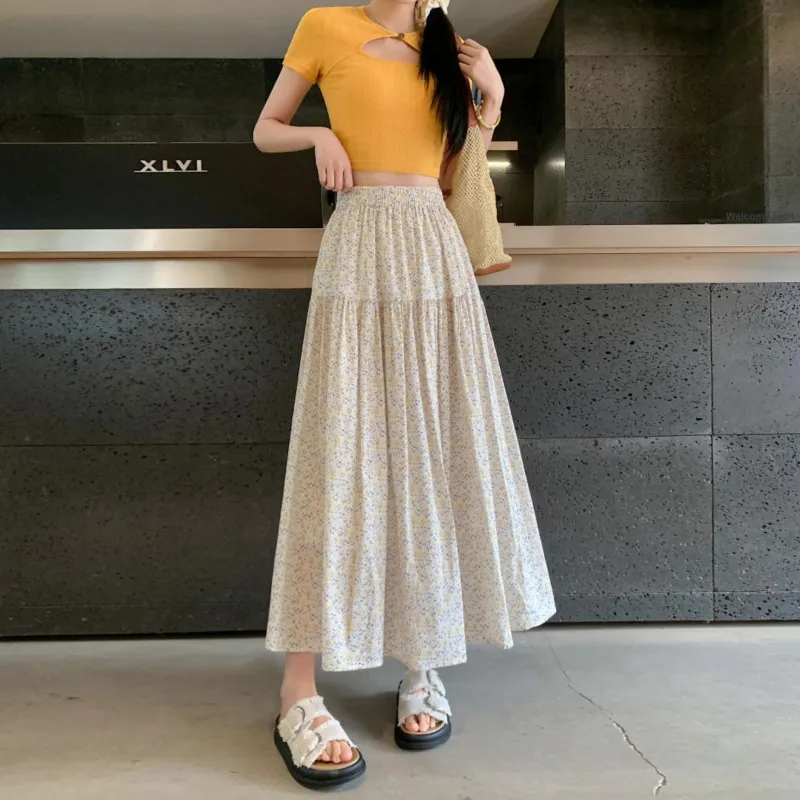 A Paradise For Awakening Casual Long Skirt Women's-3