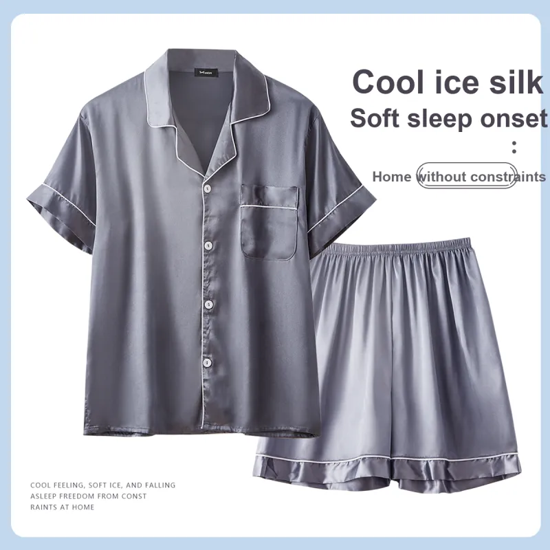MIIOW Pajama Set Men's Sky Blue-1