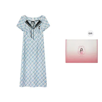 ANNIBUHUO Short Sleeved Dresses Women's
