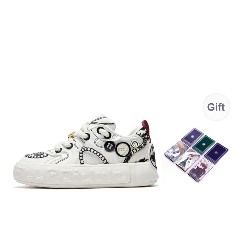 Palladium Abrasion Resistant Slip Resistant Low Top Skateboard Shoes Unisex-10