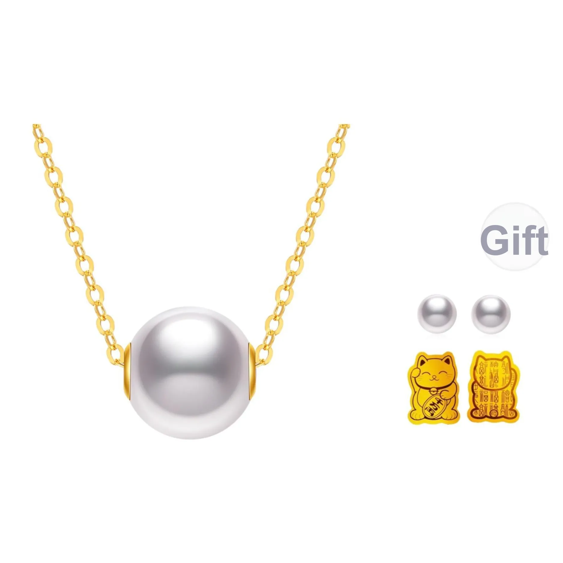 ME LUXE Pearl Necklaces Unisex