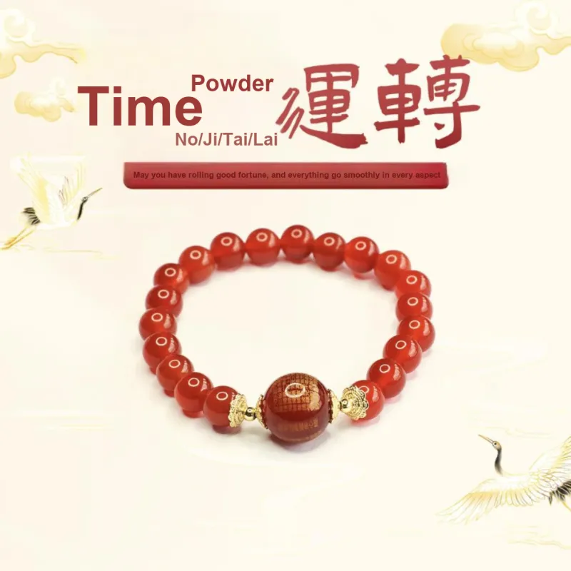 Ryukyu Natural Agate Bracelets Unisex-1