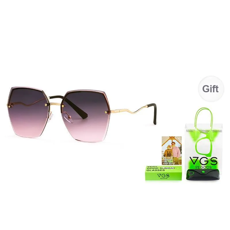 VEGOOS Irregular Shape Sunglasses Women's-8